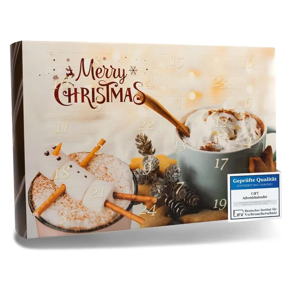 C&T Adventskalender met drinkchocolade en cacao