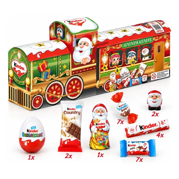Kinder Chocolade Adventskalender 3D Trein